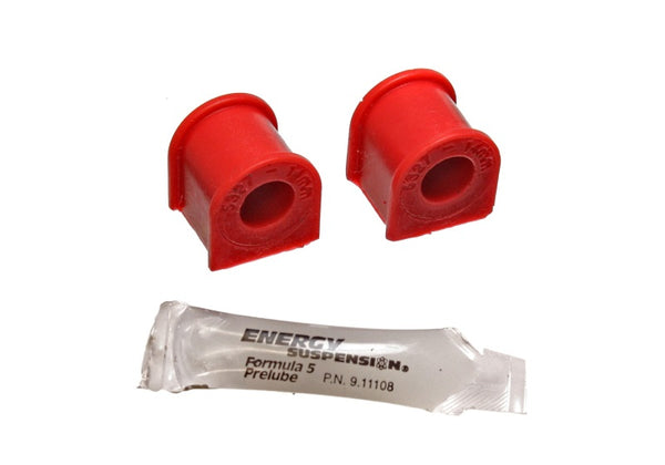 Energy Suspension 94-01 Acura Integra / 90-97 Honda Accord/Odyssey Red 14mm Rear Sway Bar Bushings - Bull Strap