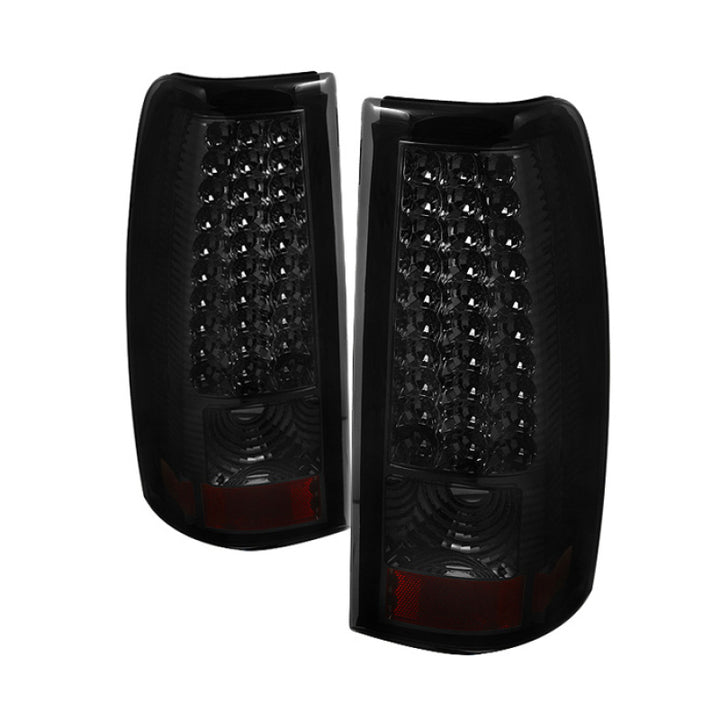 xTune Chevy Silverado 1500/25003500 03-06 LED Tail Lights Smoke ALT-ON-CS03-LED-SM - Bull Strap