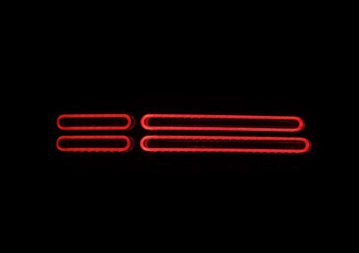 AlphaRex 23-25 Nissan Z Nova-Series Quad-Loop Style Prismatic LED Tail Lights - Alpha Black - Bull Strap