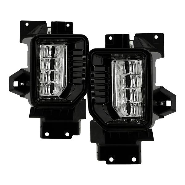 Spyder 20-22 GMC Sierra 2500/3500 HD OEM Fog Lights w/ Universal Switch - Bull Strap