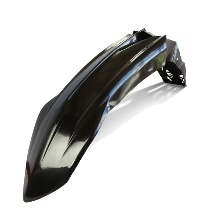 Cycra 20+ Yamaha WR250F Cycralite Front Fender - Black - Bull Strap