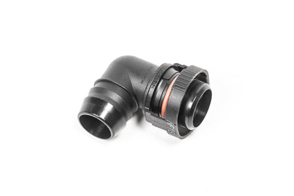 Radium Engineering 19mm Male to 90deg 3/4in Barb V2 Quick Connect Fitting - Bull Strap