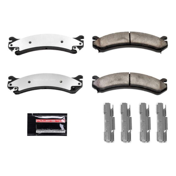 Power Stop 00-05 Cadillac DeVille Front Z36 Truck & Tow Brake Pads w/Hardware - Bull Strap