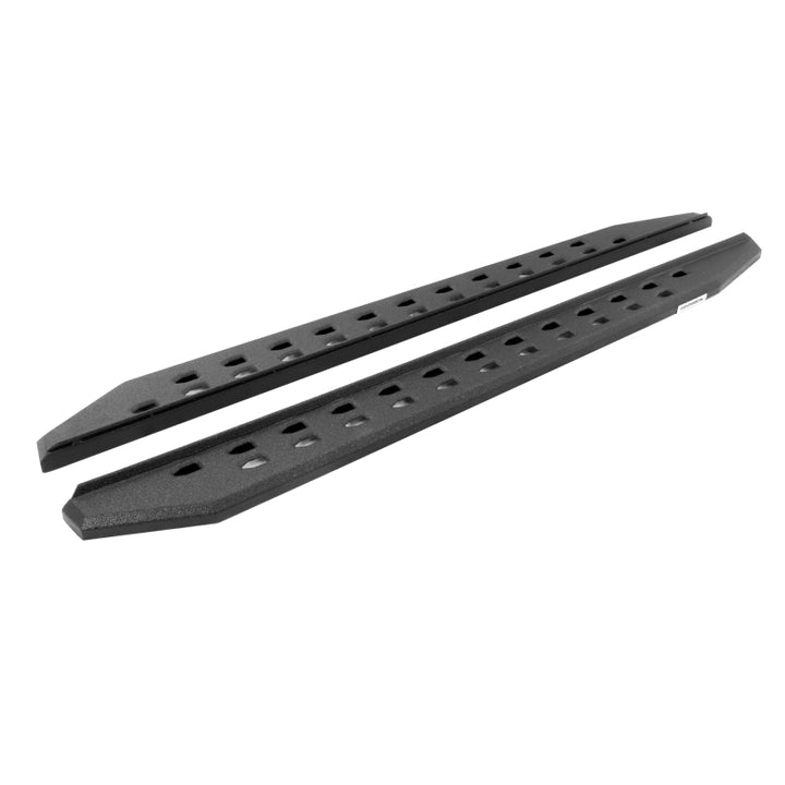 Go Rhino RB20 Slim Running Boards - Universal 68in. - Tex. Blk - Bull Strap