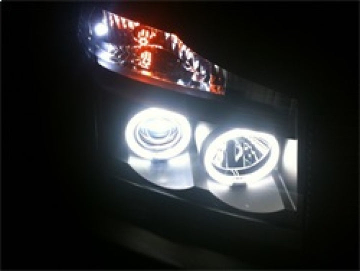 Spyder Nissan Titan 04-14/Armada 04-07 Projector Headlights CCFL Halo LED Blk PRO-YD-NTI04-CCFL-BK - Bull Strap