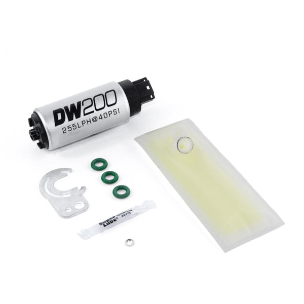 DeatschWerks 255 LPH In-Tank Fuel Pump w/ 89-93 Miata Set Up Kit - Bull Strap
