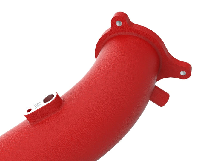 aFe BladeRunner Red 2-3/4in Aluminum Charge Pipe 2021 Toyota Supra GR (A90) I4-2.0L (t) B48 - Bull Strap