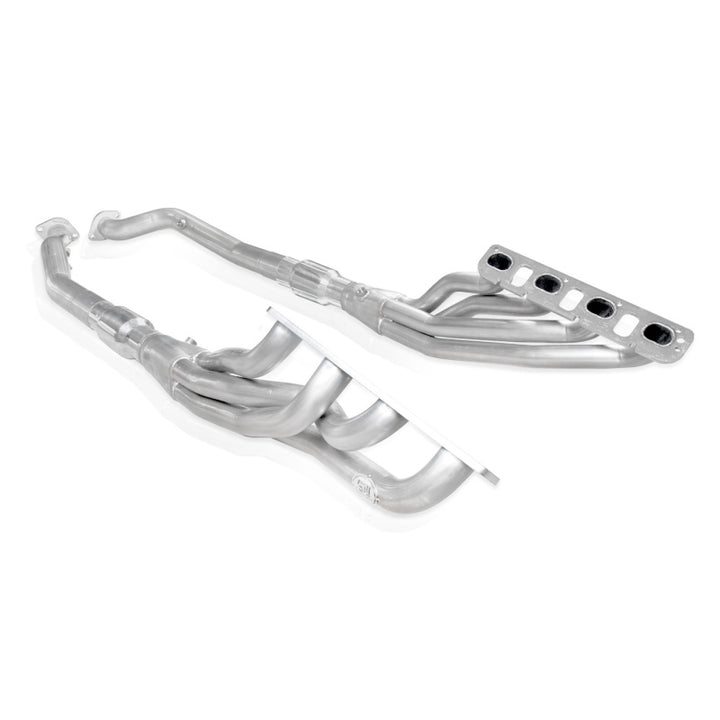 Stainless Works 2012-17 Jeep Grand Cherokee 6.4L Headers 1-7/8in Primaries 3in High-Flow Cats - Bull Strap