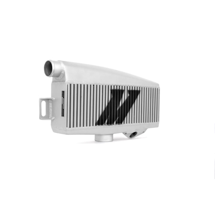 Mishimoto Subaru 02-07 WRX/04-07 STi Top-Mount Intercooler Kit - Powder Coated Silver & Blue Hoses - Bull Strap