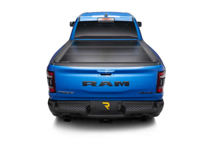 UnderCover 03-20 Dodge Ram 1500/2500 (w/o Rambox) 6.4ft Ultra Flex Bed Cover - Matte Black Finish - Bull Strap