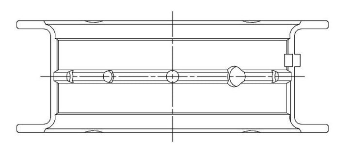 ACL Nissan RB26DETT Standard Size High Performance Main Bearing Set - CT-1 Coated - Bull Strap