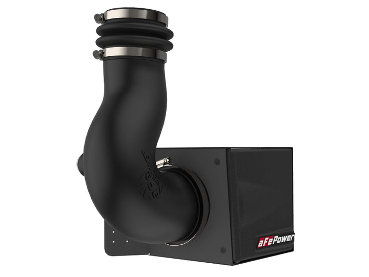 aFe Magnum FORCE Stage-2 Pro DRY S Cold Air Intake System 10-18 Ford Taurus SHO V6-3.5L (tt) - Bull Strap
