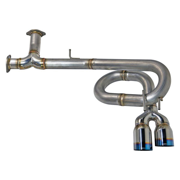 Remark 2022+ Honda Civic Sport Hatchback FL2 (Link Loop) Catback Exhaust Burnt Stainless Steel Tip - Bull Strap