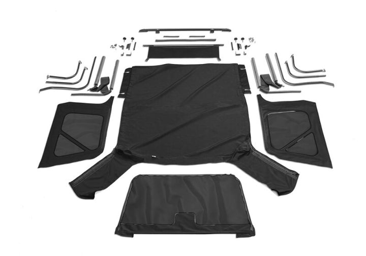 Rampage 1997-2006 Jeep Wrangler(TJ) Complete Top - Black Diamond - Bull Strap