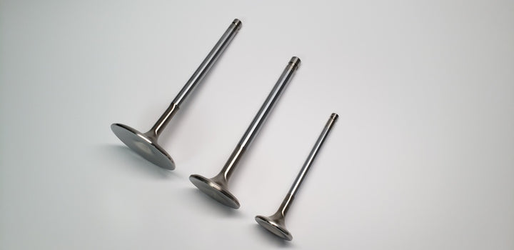 Ferrea Audi TFSI DAZA 29mm 5.97mm 102mm 24 Deg Flo +1mm Trpl Grv Super Alloy Exh Valve - Set of 10 - Bull Strap
