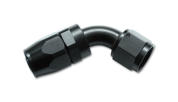 Vibrant -12AN 60 Degree Elbow Hose End Fitting - Bull Strap