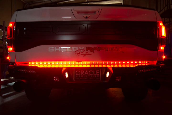 Oracle 60in Double Row LED Truck Tailgate Light Bar - Bull Strap