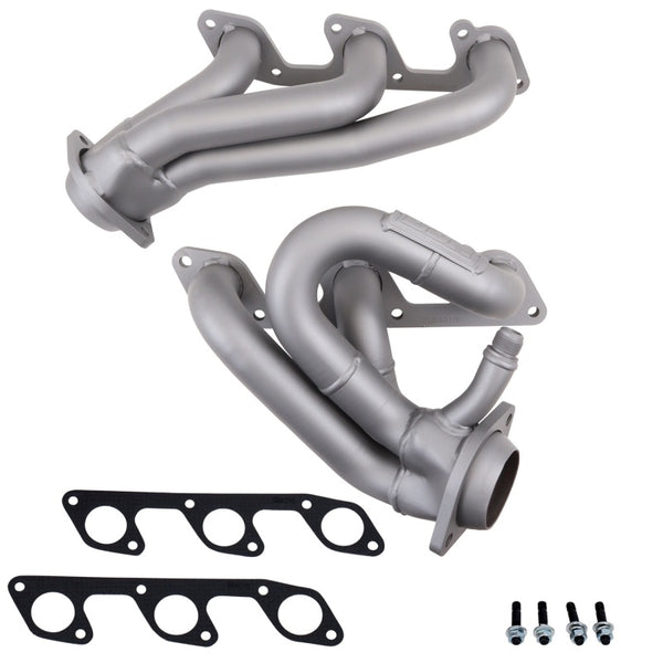 BBK 05-10 Mustang 4.0 V6 Shorty Tuned Length Exhaust Headers - 1-5/8 Titanium Ceramic - Bull Strap