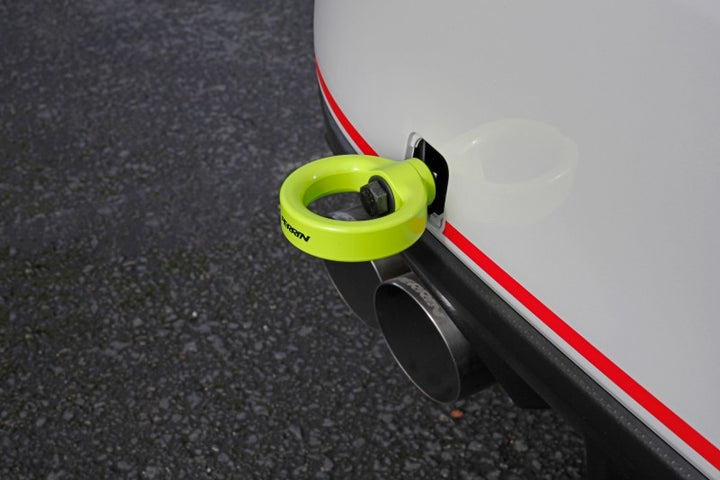 PERRIN 15-21 Subaru WRX/STI Tow Hook Kit (Rear) - Neon Yellow - Bull Strap