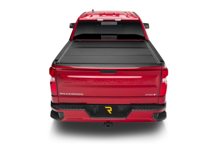 UnderCover 19-20 Chevy Silverado 1500 5.8ft (w/ or w/o MPT) Armor Flex Bed Cover - Black Textured - Bull Strap