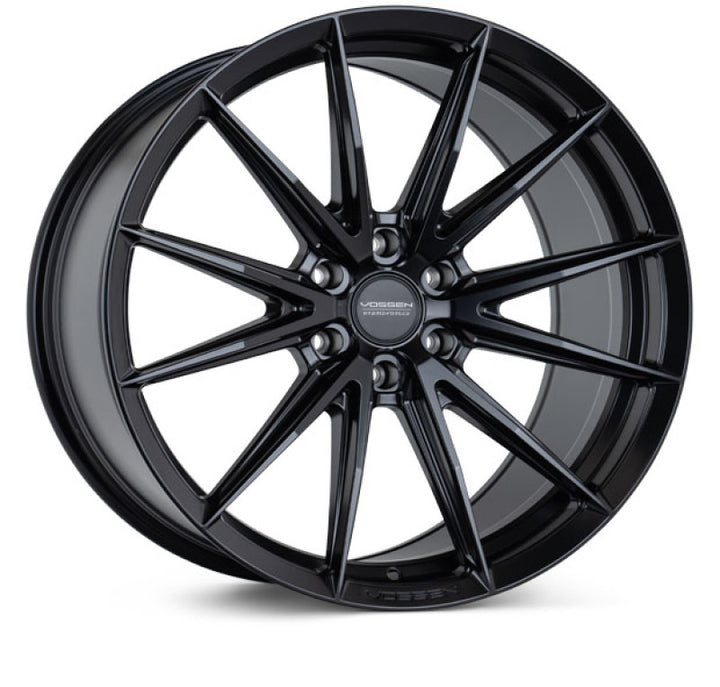 Vossen HFX-2 22x10 / 6x135 / ET-18 / Super Deep Face / 87.1 - Satin Black Wheel - Bull Strap