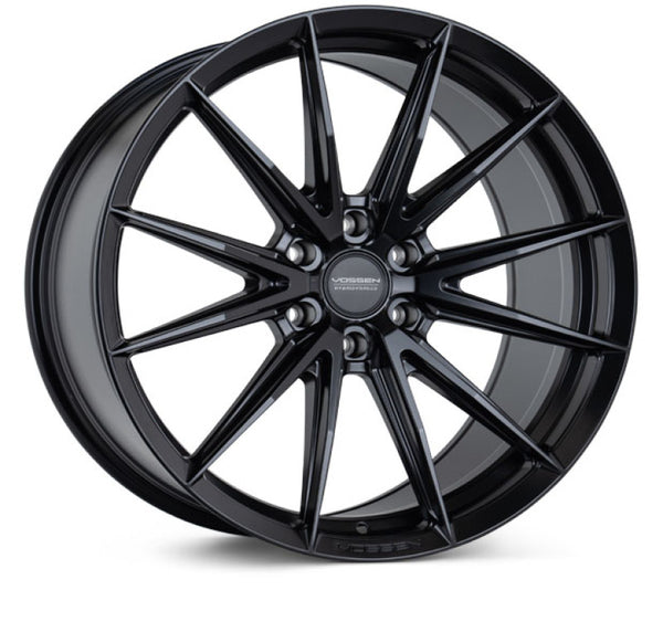 Vossen HFX-2 22x9.5 / 6x135 / ET20 / Deep Face / 87.1 - Satin Black Wheel - Bull Strap