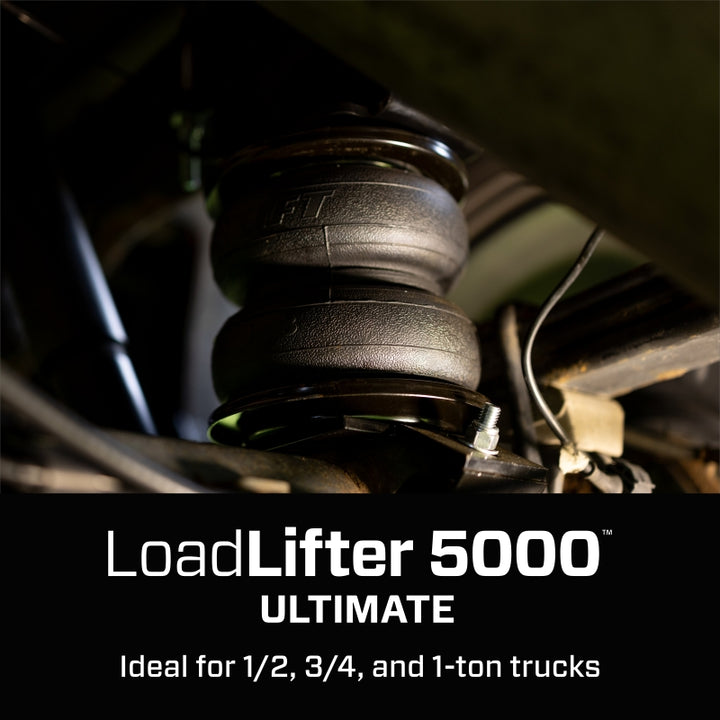 Air Lift Loadlifter 5000 Ultimate Air Spring Kit w/ Internal Jounce for 21-24 Dodge Ram TRX 4WD - Bull Strap