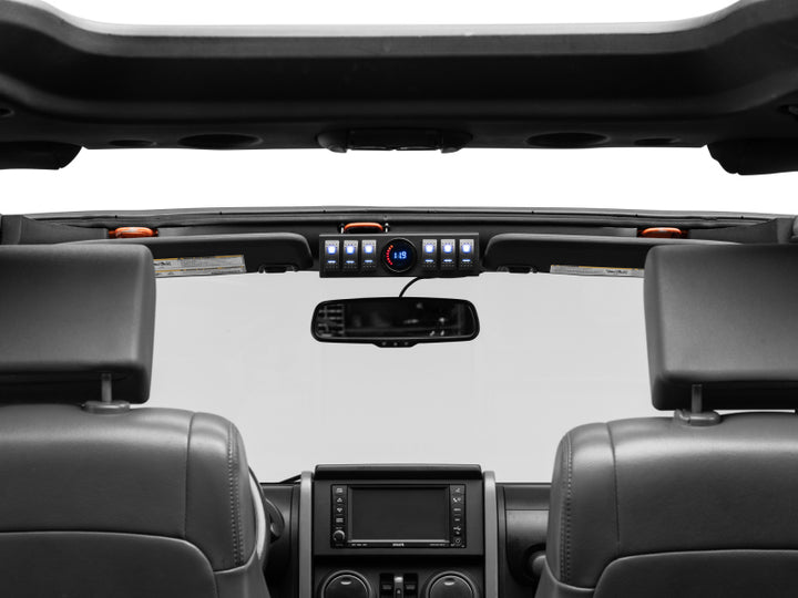 Raxiom 07-18 Jeep Wrangler JK Control Box w/ Switch Panel - Bull Strap