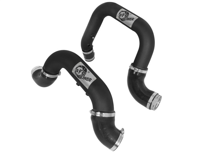 aFe BladeRunner Black Intercooler Tubes Combo 2016 GM Colorado/Canyon I4-2.8L (td) - Bull Strap