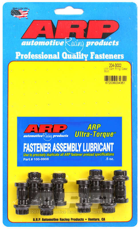 ARP VW 02A M10 Ring Gear Bolt Kit - Bull Strap