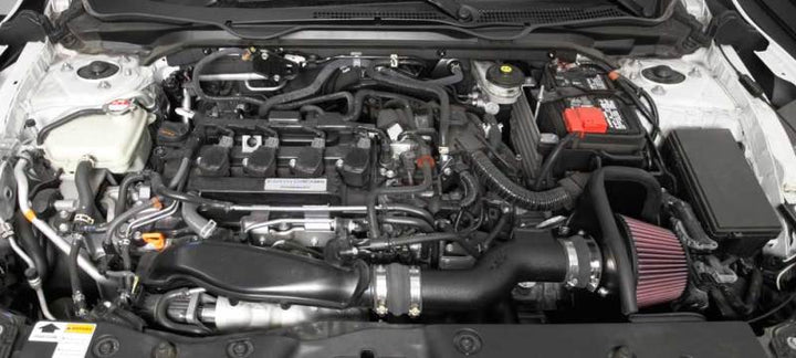 K&N 2016 Honda Civic L4-1.5L AirCharger Performance Intake Kit - Bull Strap