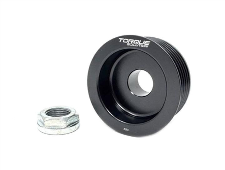 Torque Solution 2022+ Subaru BRZ / 2022+ Toyota GR86 Lightweight Alternator Pulley - Bull Strap
