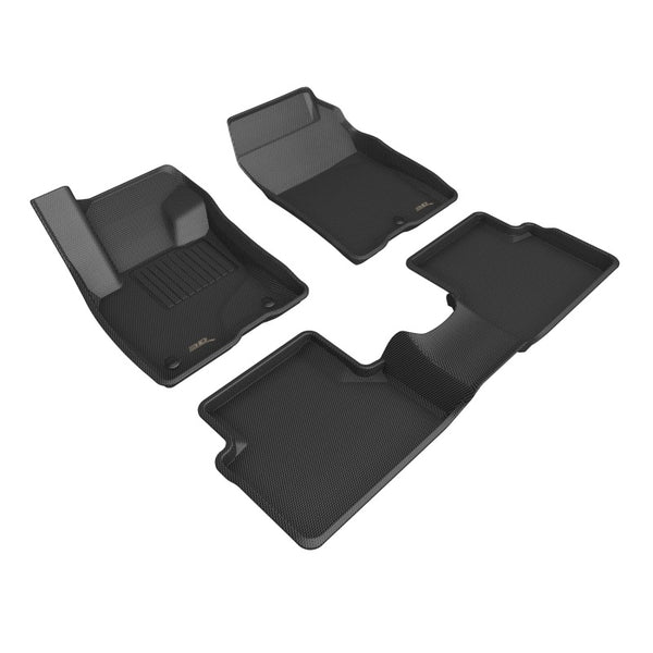 3D MAXpider 22-24 Ford Maverick Gasoline Kagu Black R1 R2 - Bull Strap