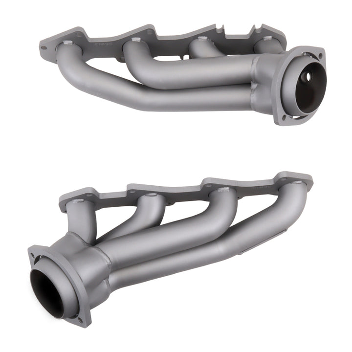 BBK 05-15 Dodge Challenger/Charger 5.7 Hemi Shorty Tuned Exhaust Headers - 1-3/4 Titanium Ceramic - Bull Strap