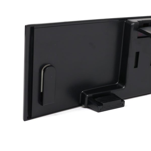 BLOX Racing 290mm Convex Mirror Black Frame Blue Tint - Bull Strap