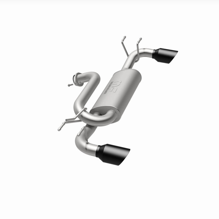 MagnaFlow 19-21 Mazda 3 2.5L 2.5in Pipe Dia Street Series Cat-Back Exhaust - Bull Strap