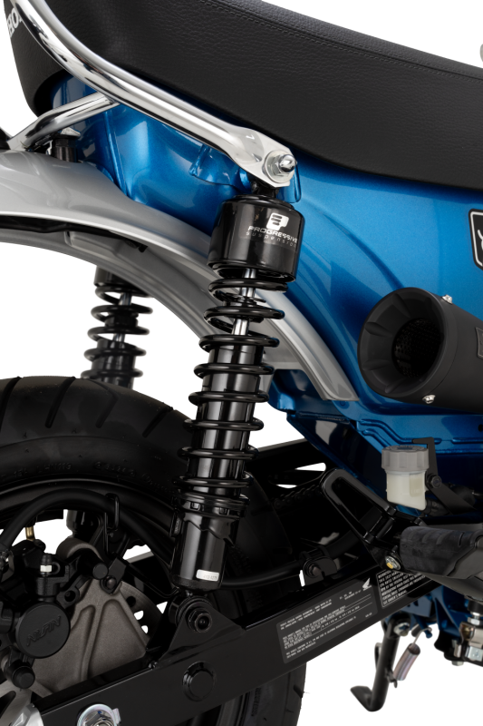 Progressive 2025 Honda DAX 125 412 Series Shocks 13.0in - Black - Bull Strap
