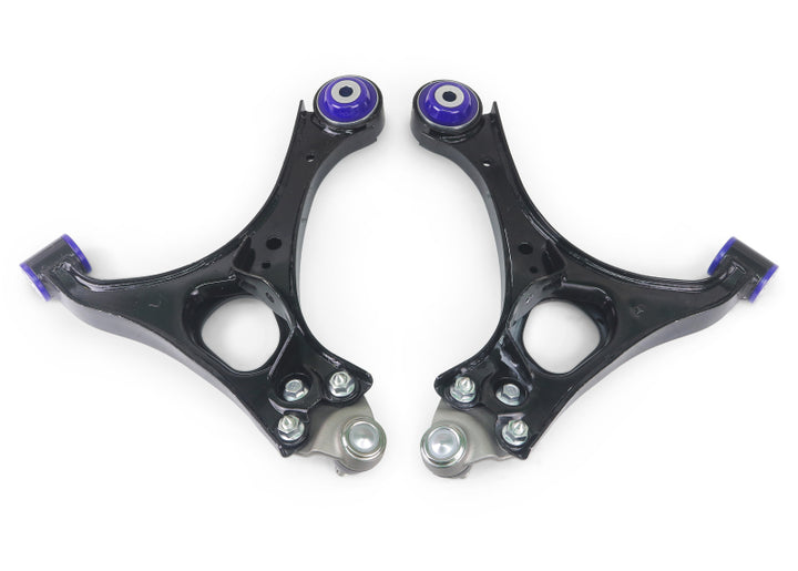 SuperPro 06 Honda Civic DX Front Lower Control Arm Set W/ Bushings - Bull Strap
