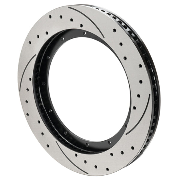 Wilwood 16x1.38 12x10.75 72 Stagg Vane SRP Drilled Performance Rotor - L/H - Bull Strap