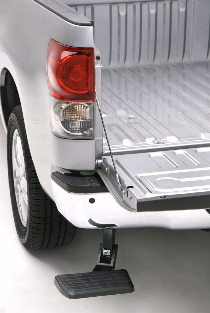 AMP Research 2007-2013 Toyota Tundra BedStep - Black - Bull Strap