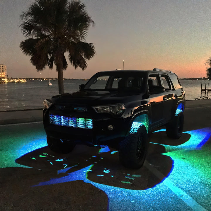 Oracle Bluetooth + RF Underbody Rock Light Kit - 8 PCS - ColorSHIFT - Bull Strap