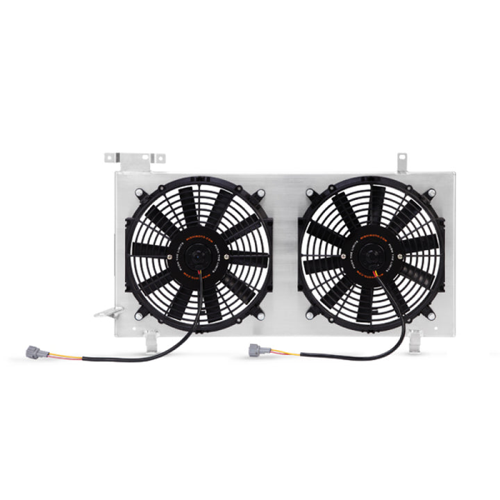 Mishimoto 08-15 Subaru WRX / STi Plug-N-Play Aluminum Fan Shroud Kit - Bull Strap