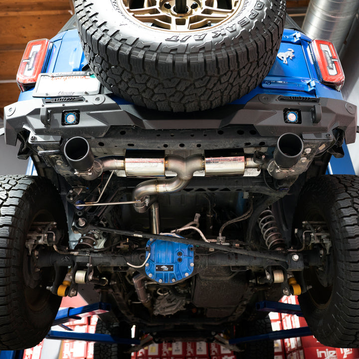 Injen 21-22 Ford Bronco L4-2.3L Turbo/V6-2.7L Twin Turbo  SS Cat-Back Exhaust - Bull Strap