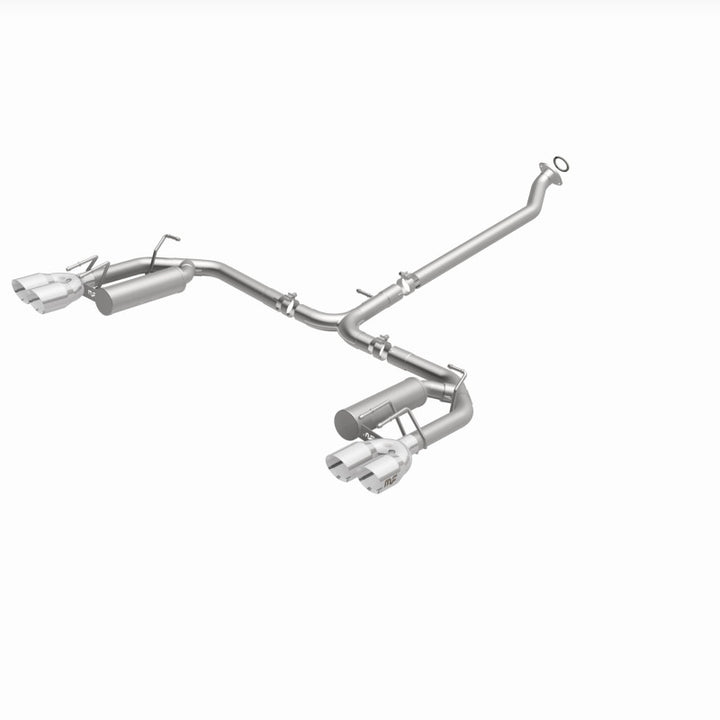 MagnaFlow 18-19 Toyota Camry XSE 2.5L (FWD) Street Series Cat-Back Exhaust w/4in Polished Quad Tips - Bull Strap