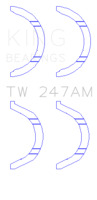 King Engine Bearings Mitsubishi 6G71/6G72/6G72T/6G73 V6/Hyundai G6AV V6 Thrust Washer Set - Bull Strap