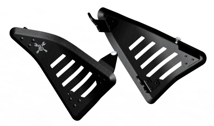 Burly Brand 21-22 Rebel 1100 Slash Cut Side Panel Covers - Bull Strap