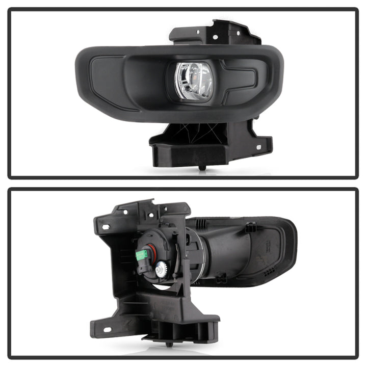 Spyder 19-20 Dodge Ram 1500 OEM Style Fog Lights w/Universal Switch- Clear (FL-DR19-C) - Bull Strap