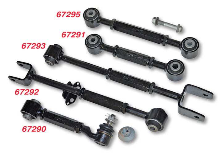 SPC Performance Honda/Acura Rear Adjustable Arms (Set of 5) - Bull Strap