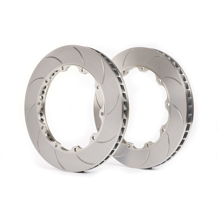 GiroDisc 10-13 Audi TT RS (8J) Slotted Rear Rings - Bull Strap