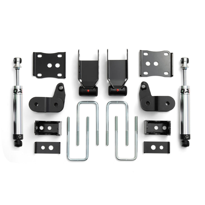 QA1 21-25 Ford F150 4WD Single Adjustable Lowering Kit (3.5in-5.5in) - Bull Strap
